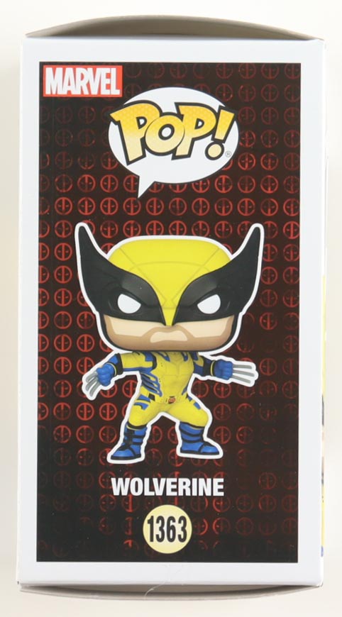 Hugh Jackman Signed "Deadpool & Wolverine" #1363 Wolverine Bobble-Head Funko Pop! Vinyl Figure (ACOA) at PristineAuction.com Hugh Jackman Signed "Deadpool & Wolverine" #1363 Wolverine Bobble-Head Funko Pop! Vinyl Figure (ACOA) at PristineAuction.com