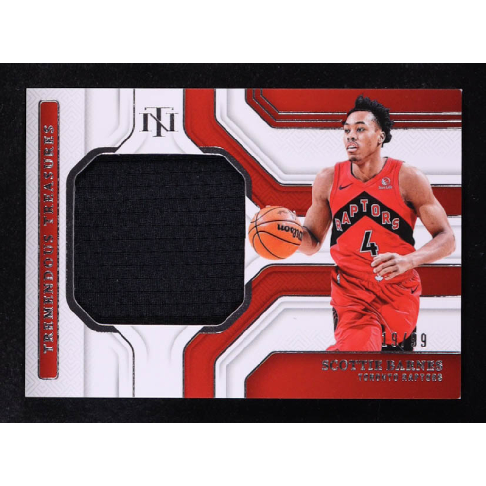 Scottie Barnes 2024-25 Panini National Treasures Treasured Treasures #TT-SBA #19/99 at PristineAuction.com