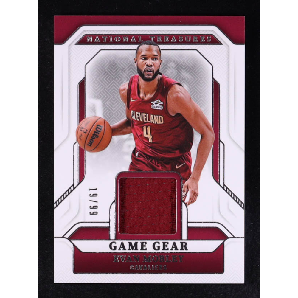 Evan Mobley 2024-25 Panini National Treasures Game Gear #GG-MOB #19/99 at PristineAuction.com