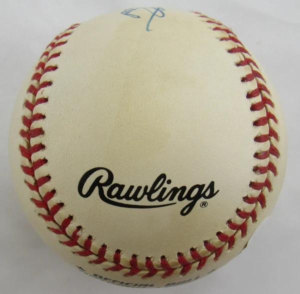 Eddie Mathews Signed ONL Baseball Inscribed "512 HRs" (JSA) at PristineAuction.com Eddie Mathews Signed ONL Baseball Inscribed "512 HRs" (JSA) at PristineAuction.com