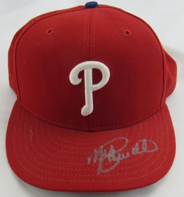 Mike Schmidt Signed Phillies Hat (Fleer) at PristineAuction.com Mike Schmidt Signed Phillies Hat (Fleer) at PristineAuction.com