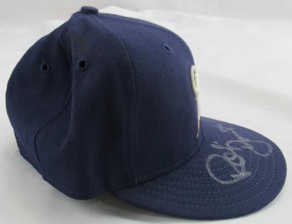 Robin Yount Signed Brewers Hat (Fleer) at PristineAuction.com Robin Yount Signed Brewers Hat (Fleer) at PristineAuction.com