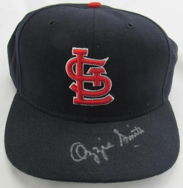 Ozzie Smith Signed Cardinals Hat (Fleer) at PristineAuction.com Ozzie Smith Signed Cardinals Hat (Fleer) at PristineAuction.com