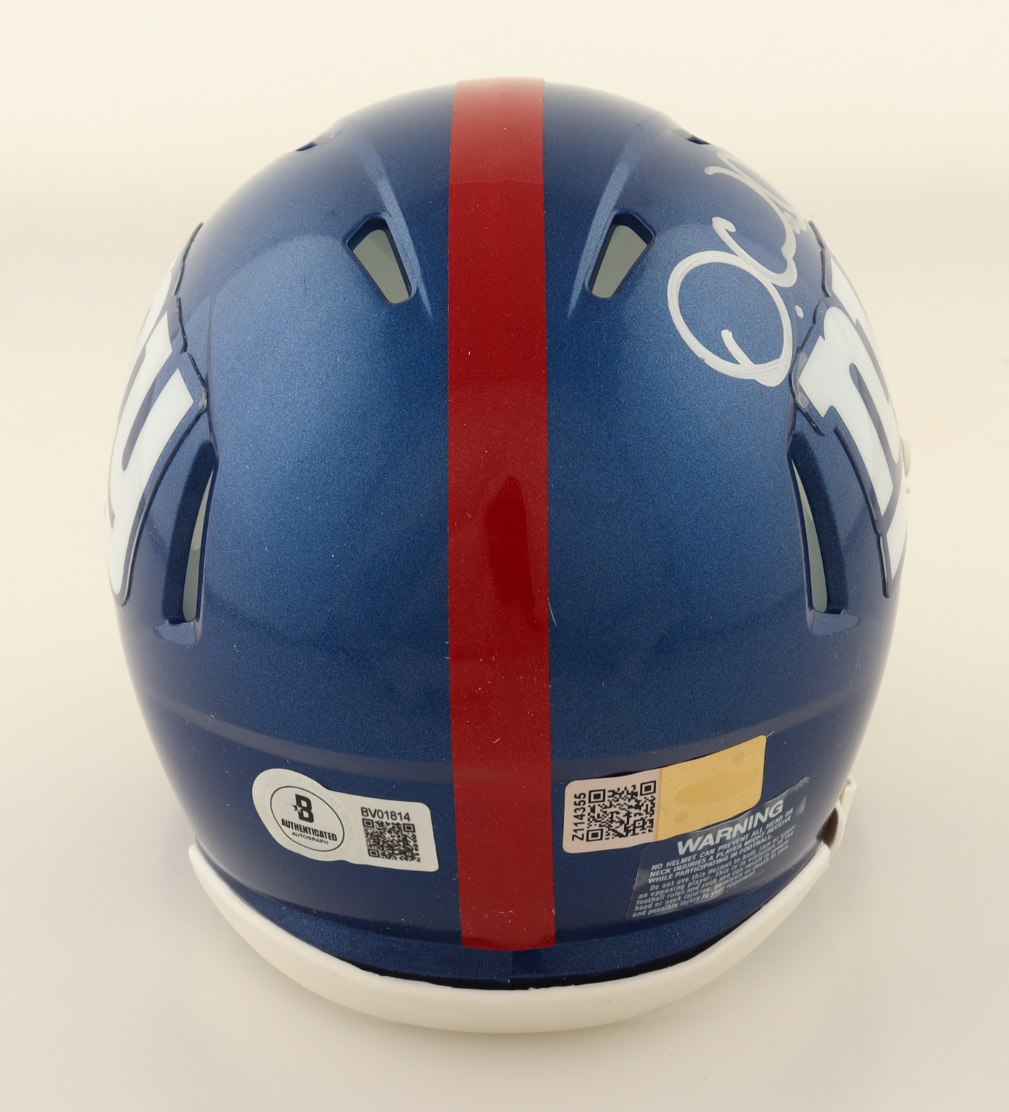 Darren Waller Signed Giants Speed Mini Helmet (Beckett & TSE) at PristineAuction.com Darren Waller Signed Giants Speed Mini Helmet (Beckett & TSE) at PristineAuction.com