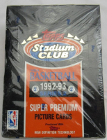 1992-93 Topps Stadium Club Series 2 Basketball Wax Box at PristineAuction.com