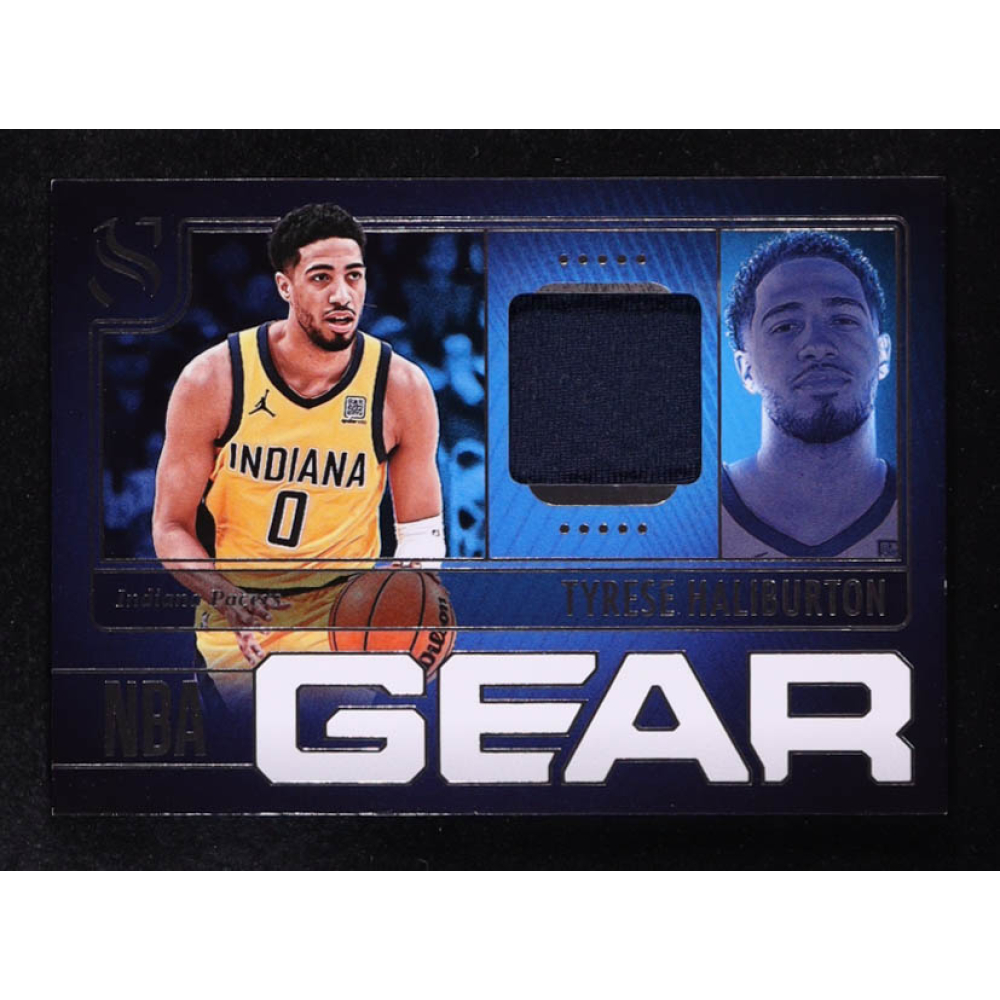 Tyrese Haliburton 2024-25 Panini Silhouette NBA Gear #NG-HAL at PristineAuction.com