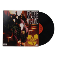 Method Man Signed Wu-Tang Clan "Enter The Wu-Tang" Vinyl Record Album Inscribed "2025" with Hand-Sketched Band Logo (JSA) at PristineAuction.com