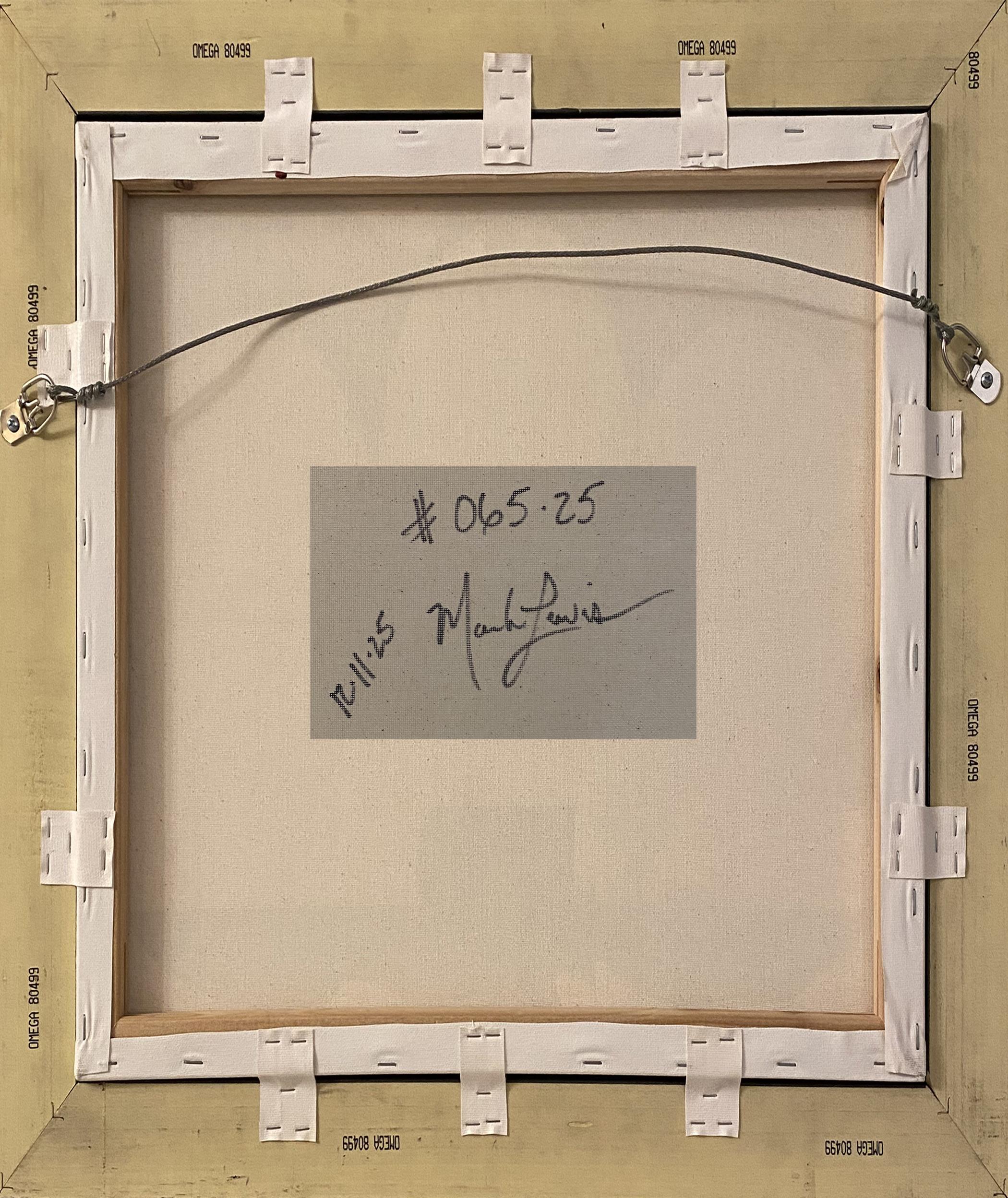 Mark Lewis Custom Framed Original Painting On Canvas #065-25 (Lewis) at PristineAuction.com Mark Lewis Custom Framed Original Painting On Canvas #065-25 (Lewis) at PristineAuction.com