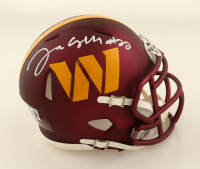 Jacory Croskey-Merritt Signed Commanders Speed Mini Helmet (Beckett) at PristineAuction.com