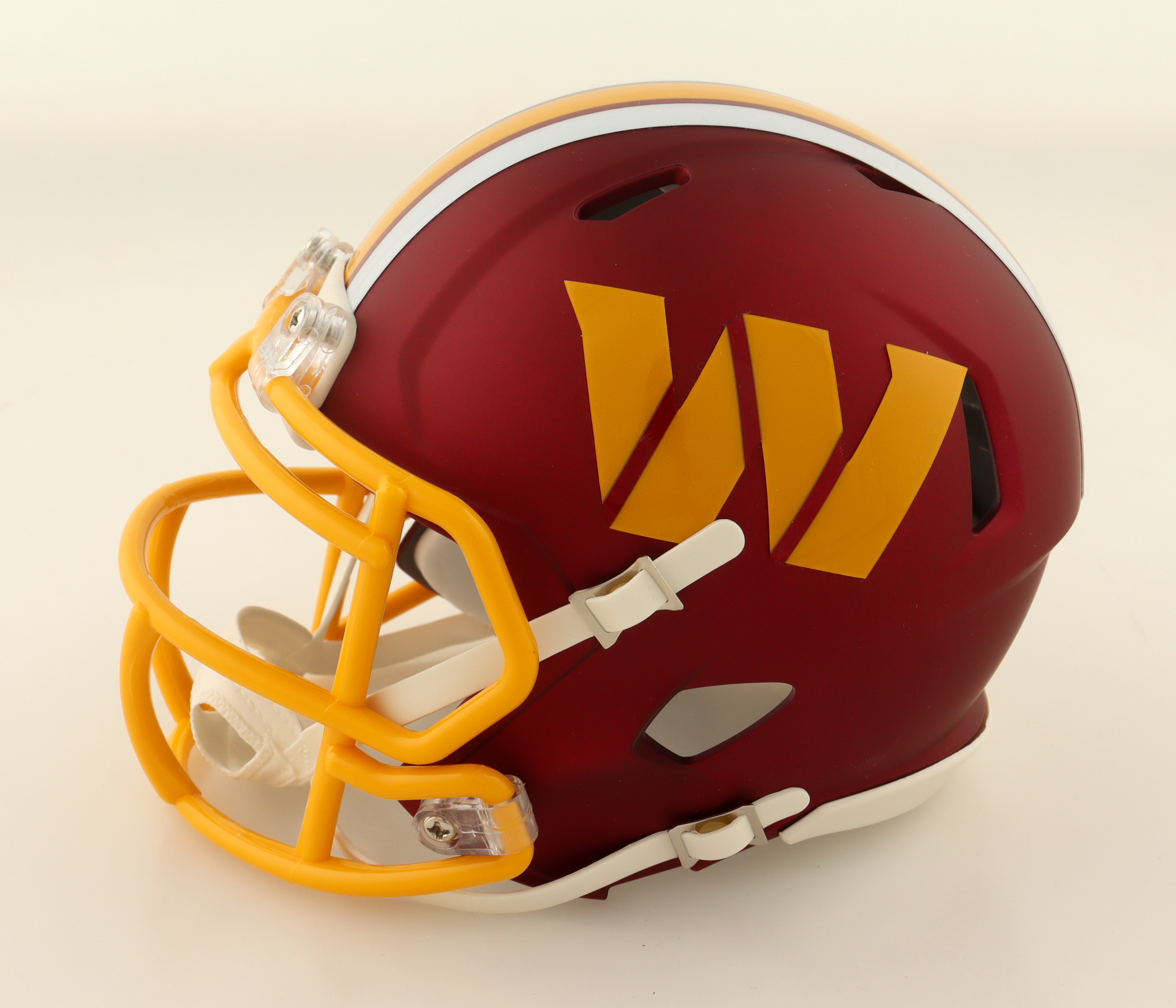 Jacory Croskey-Merritt Signed Commanders Speed Mini Helmet (Beckett) at PristineAuction.com Jacory Croskey-Merritt Signed Commanders Speed Mini Helmet (Beckett) at PristineAuction.com