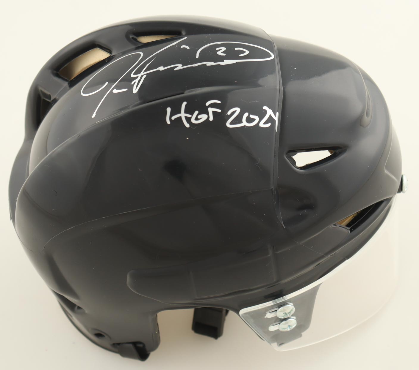 Jeremy Roenick Signed Mini Hockey Helmet Inscribed "HOF 2024" (Beckett) at PristineAuction.com Jeremy Roenick Signed Mini Hockey Helmet Inscribed "HOF 2024" (Beckett) at PristineAuction.com