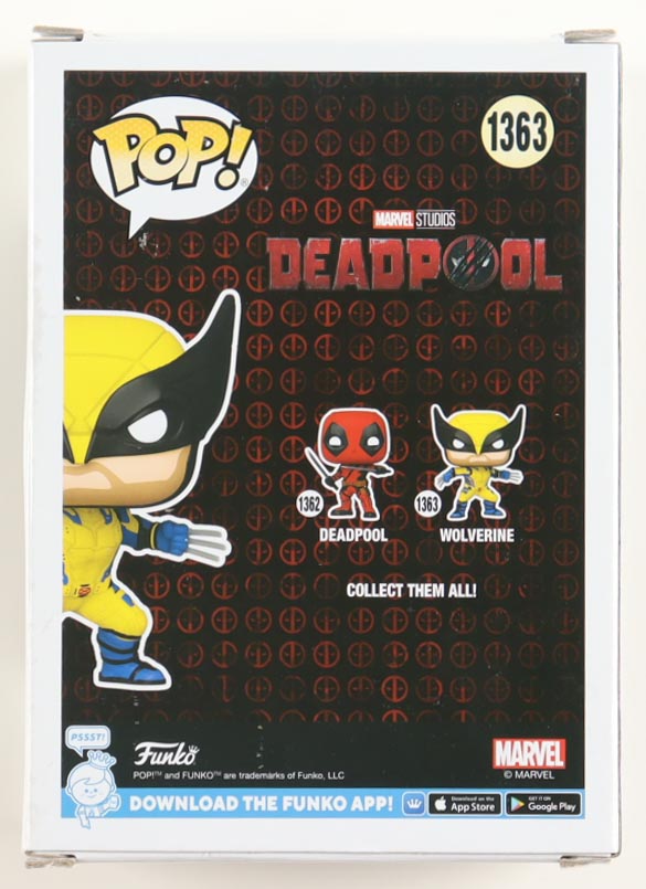 Hugh Jackman Signed "Deadpool & Wolverine" #1363 Wolverine Bobble-Head Funko Pop! Vinyl Figure (ACOA) at PristineAuction.com Hugh Jackman Signed "Deadpool & Wolverine" #1363 Wolverine Bobble-Head Funko Pop! Vinyl Figure (ACOA) at PristineAuction.com