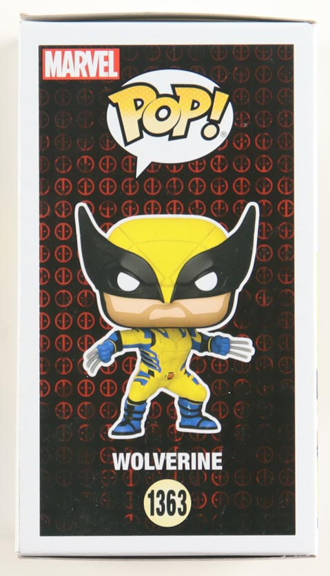 Hugh Jackman Signed "Deadpool & Wolverine" #1363 Wolverine Bobble-Head Funko Pop! Vinyl Figure (ACOA) at PristineAuction.com Hugh Jackman Signed "Deadpool & Wolverine" #1363 Wolverine Bobble-Head Funko Pop! Vinyl Figure (ACOA) at PristineAuction.com