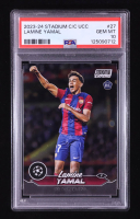 Lamine Yamal 2023-24 Stadium Club Chrome UEFA Champions League #27 RC (PSA 10) at PristineAuction.com