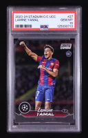 Lamine Yamal 2023-24 Stadium Club Chrome UEFA Champions League #27 RC (PSA 10) at PristineAuction.com