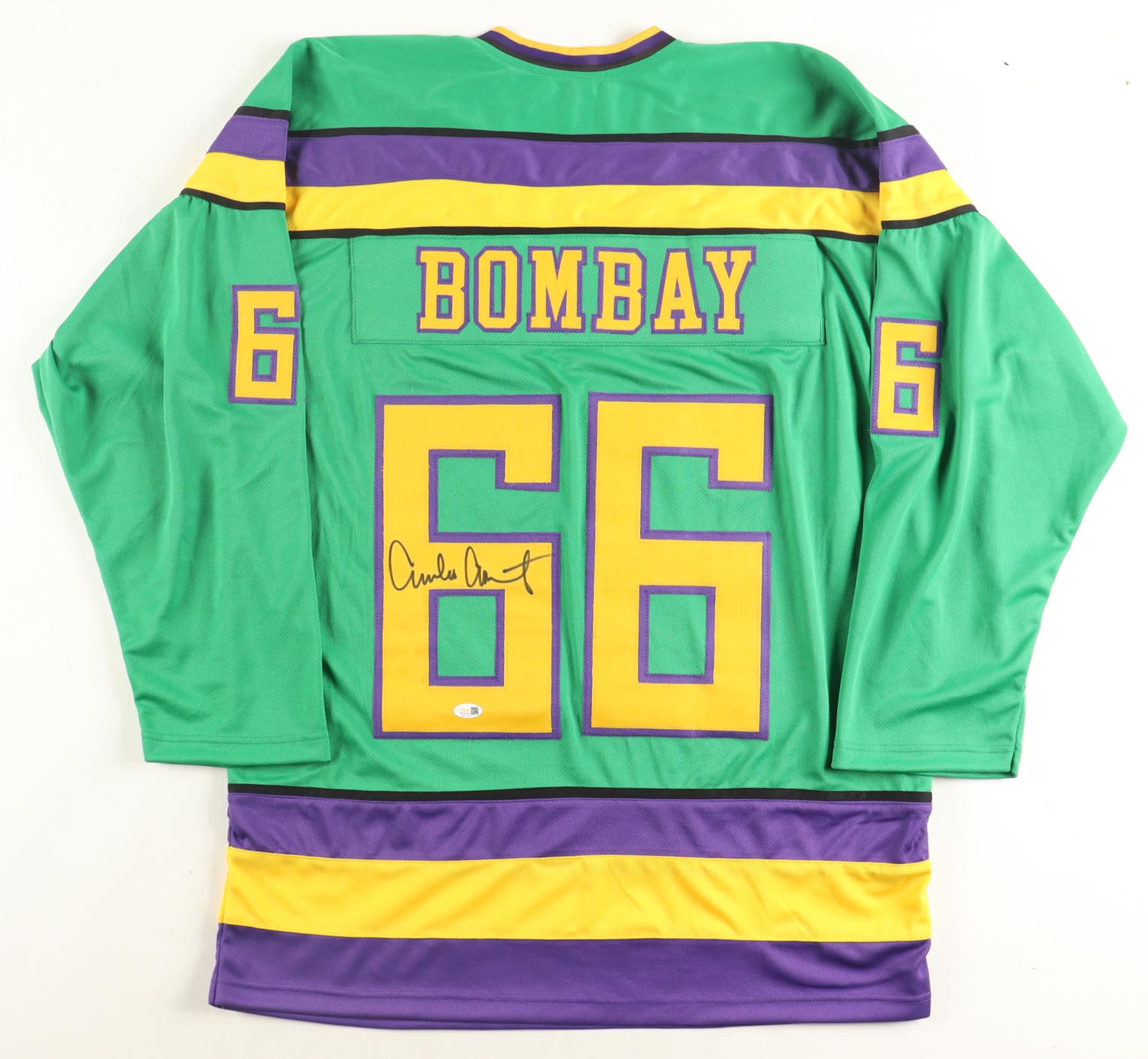 Emilio Estevez Signed Jersey (JSA) at PristineAuction.com Emilio Estevez Signed Jersey (JSA) at PristineAuction.com