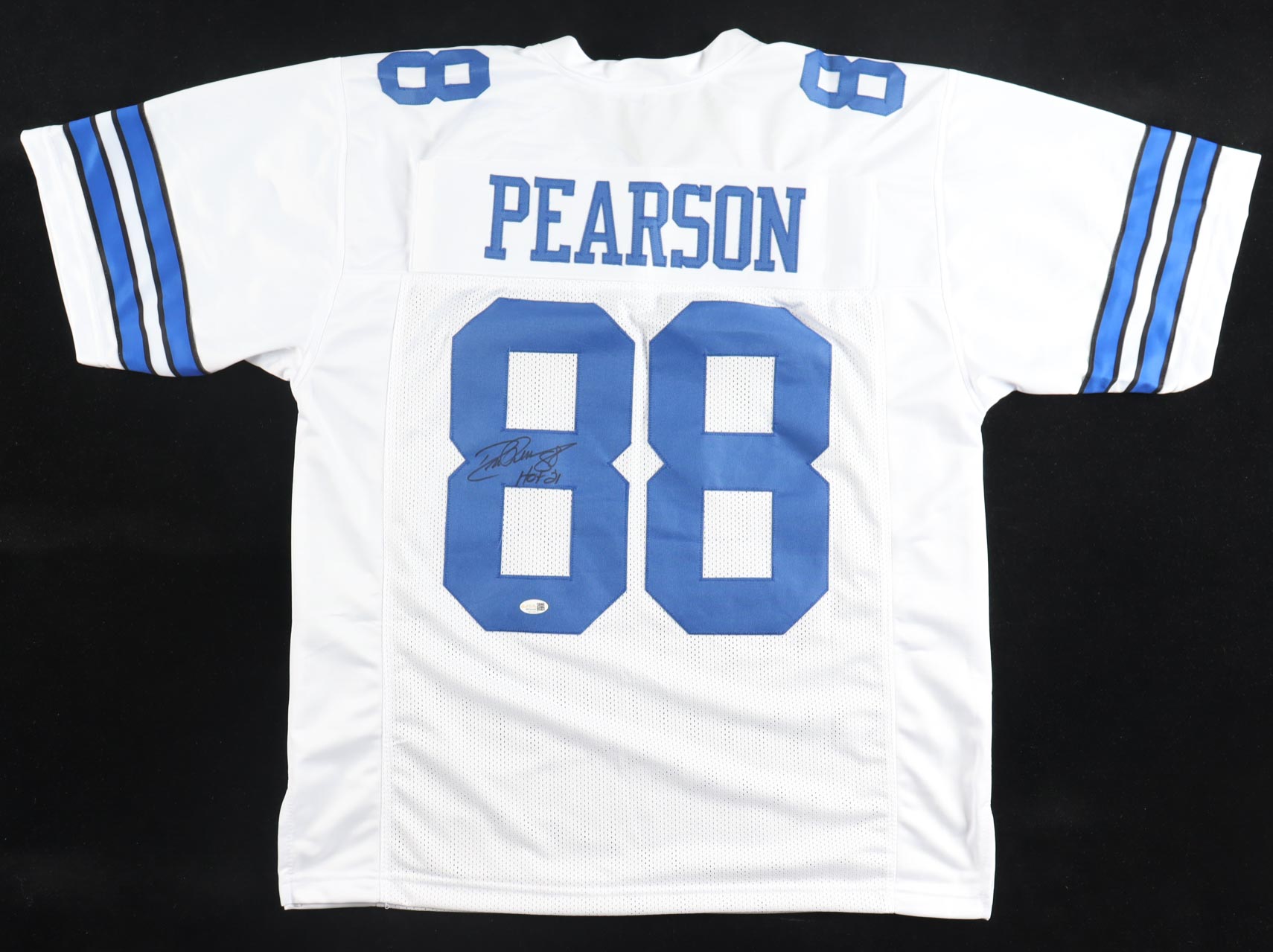 Drew Pearson Signed Jersey Inscribed "HOF 21" (JSA) at PristineAuction.com Drew Pearson Signed Jersey Inscribed "HOF 21" (JSA) at PristineAuction.com