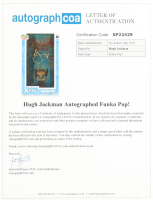 Hugh Jackman Signed "X-Men" #26 Wolverine Funko Pop! Comic Covers Vinyl Figure (ACOA) at PristineAuction.com