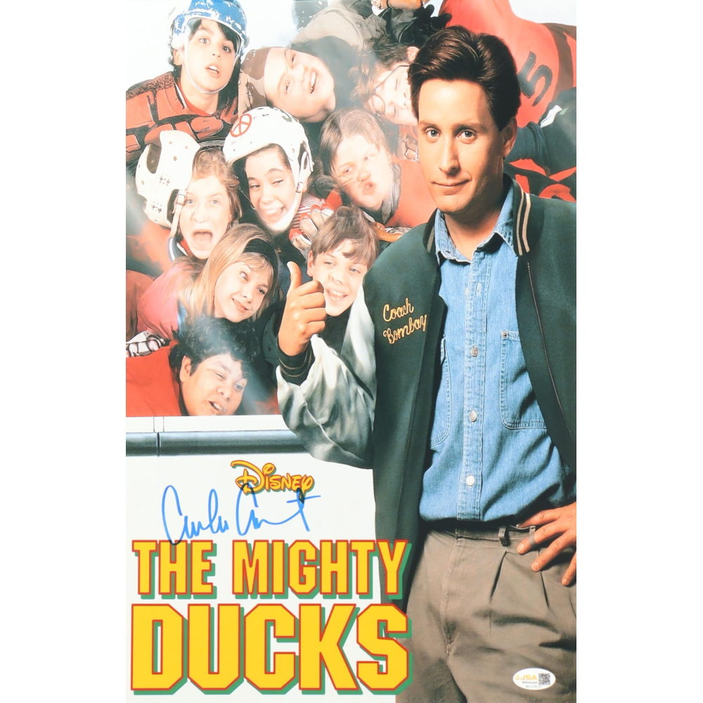Emilio Estevez Signed "The Mighty Ducks" 11x17 Photo (JSA) at PristineAuction.com