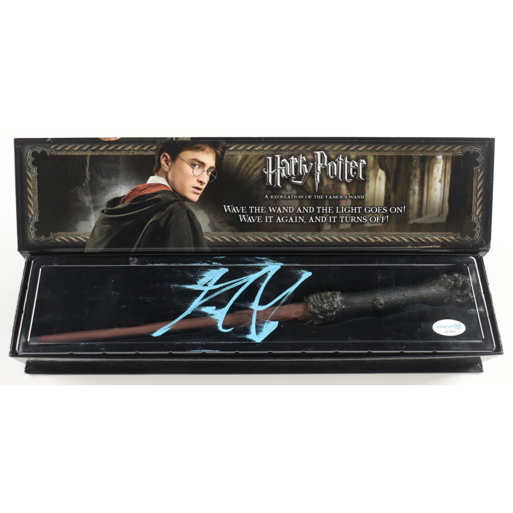 Daniel Radcliffe Signed "Harry Potter" Wand With Illuminating Tip In Original Box (AutographCOA) at PristineAuction.com