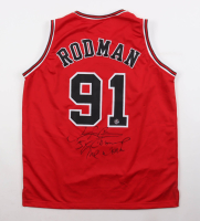 Dennis Rodman Signed Jersey Inscribed "5x Champ" & "The Worm" (Authentic Ink) at PristineAuction.com