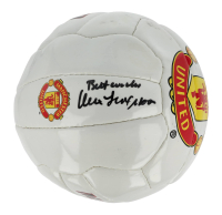 Sir Alex Ferguson Signed Manchester United Logo Soccer Ball (Beckett) at PristineAuction.com