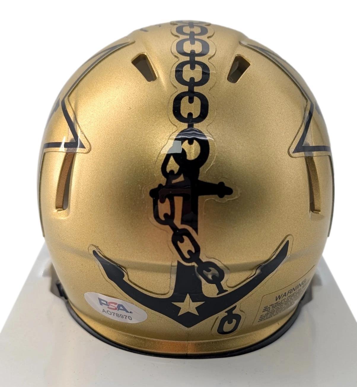 Diego Pavia Signed Vanderbilt Commodores Speed Mini Helmet (PSA) at PristineAuction.com Diego Pavia Signed Vanderbilt Commodores Speed Mini Helmet (PSA) at PristineAuction.com