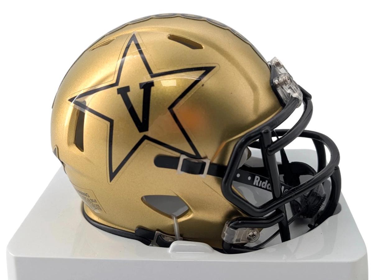 Diego Pavia Signed Vanderbilt Commodores Speed Mini Helmet (PSA) at PristineAuction.com Diego Pavia Signed Vanderbilt Commodores Speed Mini Helmet (PSA) at PristineAuction.com