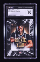 Stephon Castle 2024-25 Topps Now Gold #14 RC (CGC 10) at PristineAuction.com
