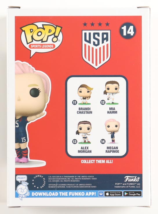 Megan Rapinoe Signed "Team USA" #11 Funko Pop! (Beckett) at PristineAuction.com Megan Rapinoe Signed "Team USA" #11 Funko Pop! (Beckett) at PristineAuction.com