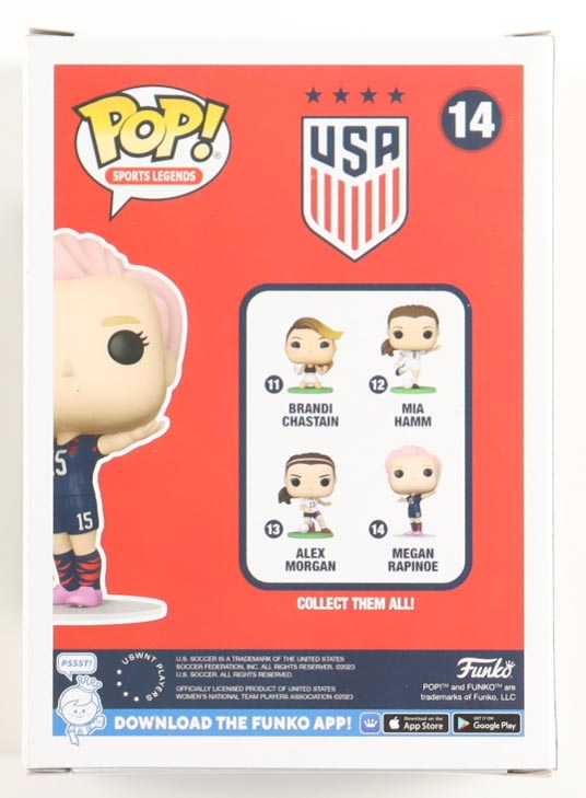 Megan Rapinoe Signed "Team USA" #11 Funko Pop! (Beckett) at PristineAuction.com Megan Rapinoe Signed "Team USA" #11 Funko Pop! (Beckett) at PristineAuction.com