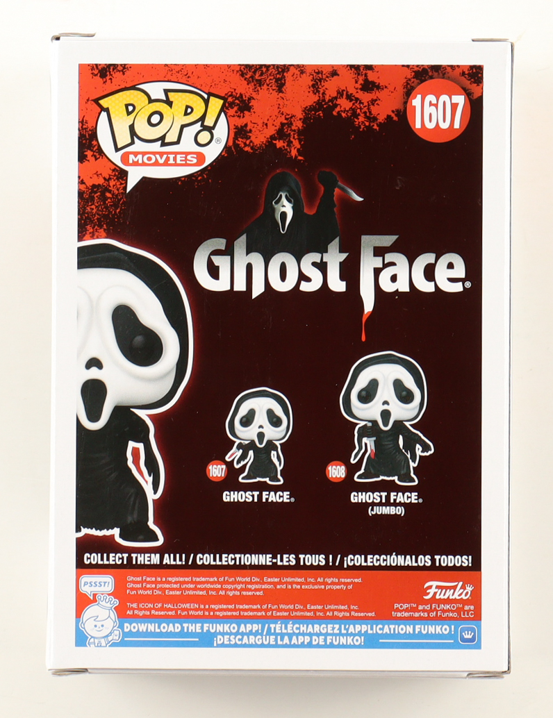 Liana Liberato Signed "Ghost Face" #1607 Ghost Face Funko Pop! Vinyl Figure Inscribed "There's the F***ing Killer" (JSA) at PristineAuction.com Liana Liberato Signed "Ghost Face" #1607 Ghost Face Funko Pop! Vinyl Figure Inscribed "There's the F***ing Killer" (JSA) at PristineAuction.com