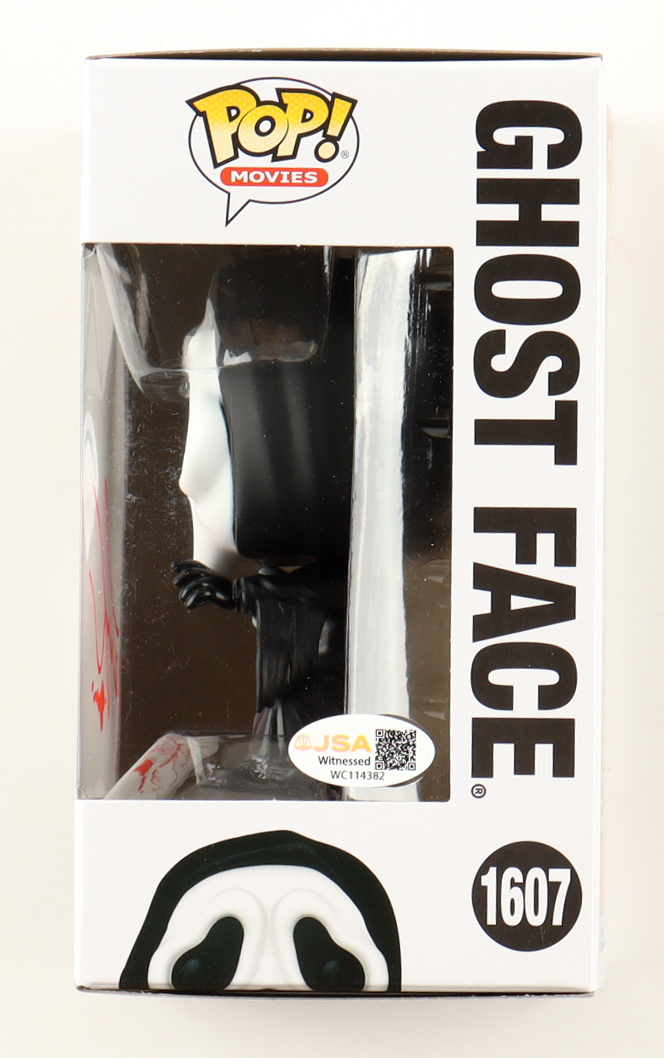 Liana Liberato Signed "Ghost Face" #1607 Ghost Face Funko Pop! Vinyl Figure (JSA) at PristineAuction.com Liana Liberato Signed "Ghost Face" #1607 Ghost Face Funko Pop! Vinyl Figure (JSA) at PristineAuction.com