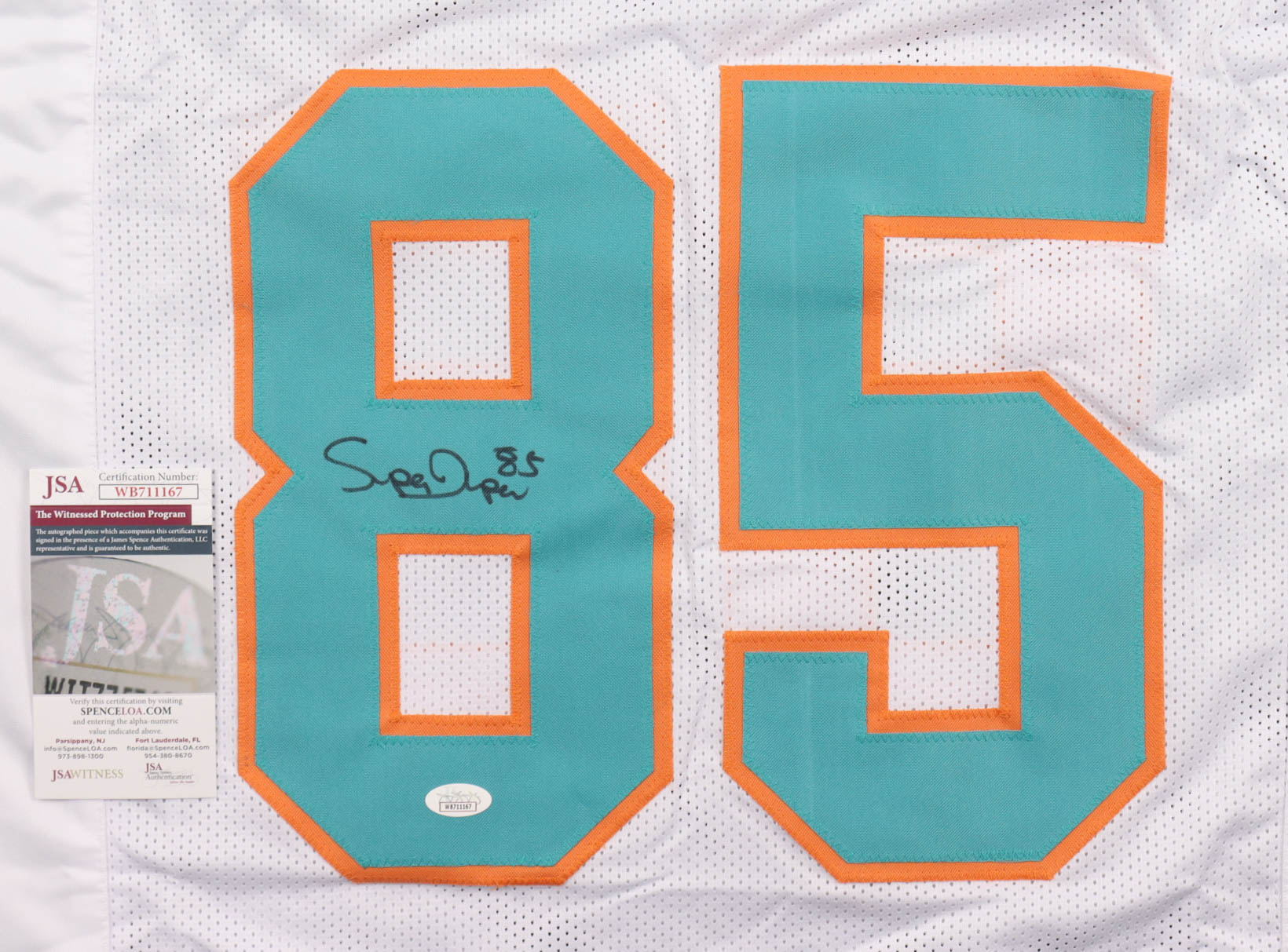 Mark "Super" Duper Signed Jersey (JSA) at PristineAuction.com Mark "Super" Duper Signed Jersey (JSA) at PristineAuction.com