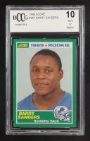 Barry Sanders 1989 Score #257 RC (BCCG 10) at PristineAuction.com