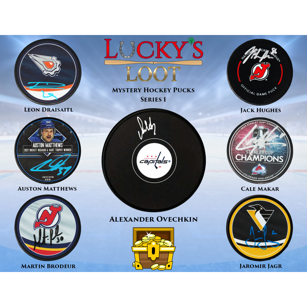 Lucky's Loot Mystery Box Hockey Pucks Series 1  at PristineAuction.com