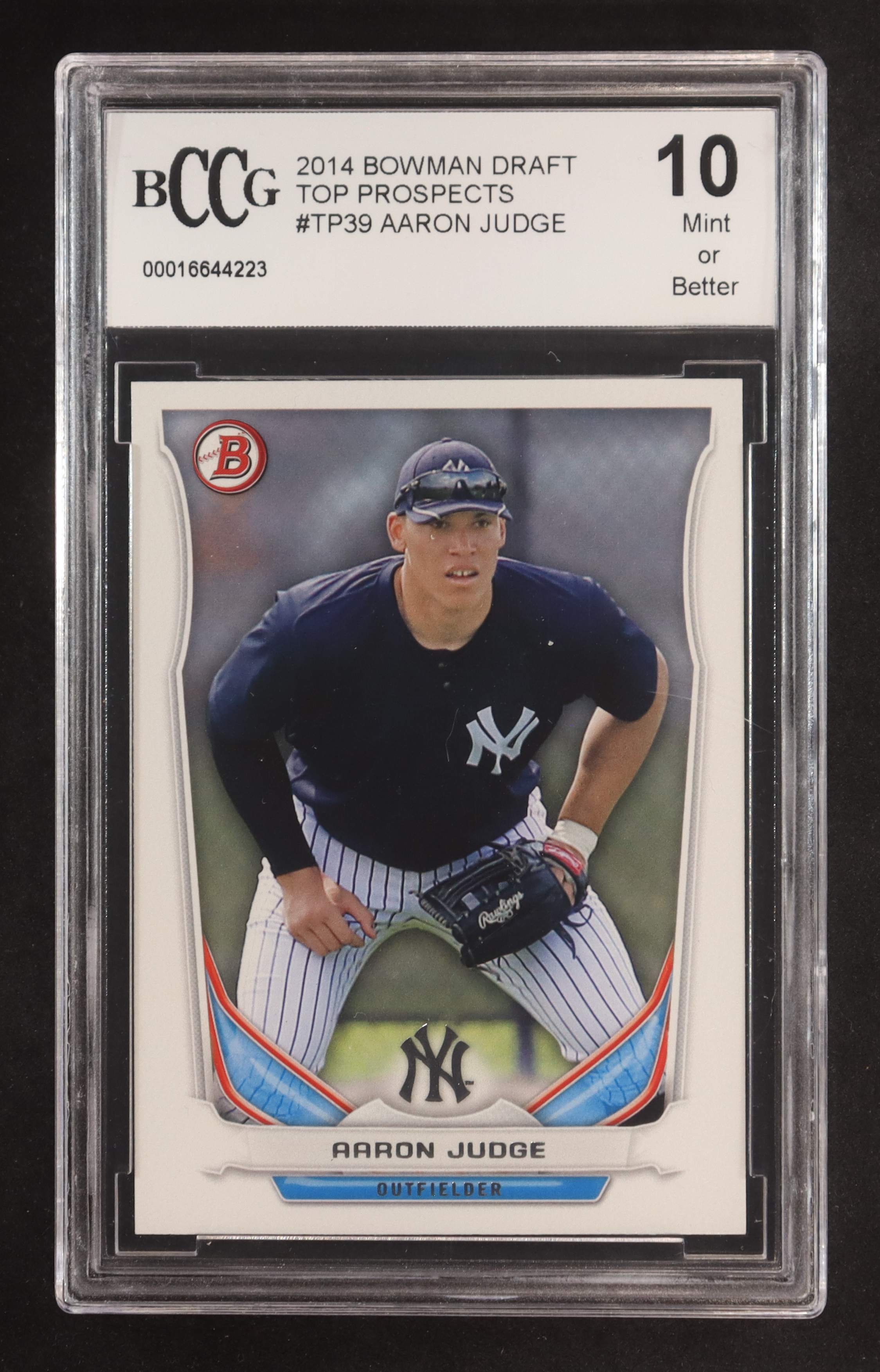 Aaron Judge 2014 Bowman Chrome Draft Top Prospects #CTP39 (BCCG 10) at PristineAuction.com Aaron Judge 2014 Bowman Chrome Draft Top Prospects #CTP39 (BCCG 10) at PristineAuction.com