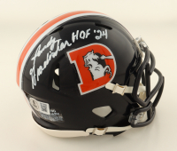 Randy Gradishar Signed Broncos Throwback Speed Mini Helmet Inscribed "HOF 24" (Beckett) at PristineAuction.com
