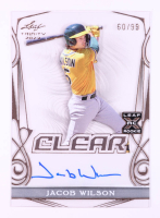 Jacob Wilson 2023 Leaf Trinity Clear Autographs Bronze #CAJW1 RC #60/99 at PristineAuction.com
