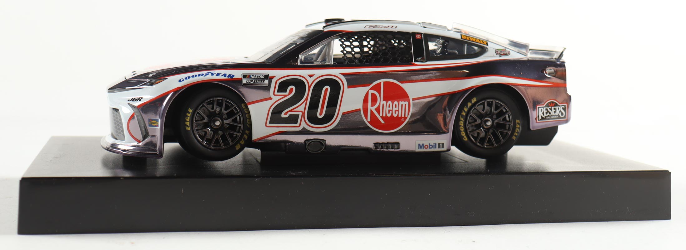 Christopher Bell Signed 2025 #20 Rheem Camry Color Chrome | 1:24 Diecast Car (Bell COA) at PristineAuction.com Christopher Bell Signed 2025 #20 Rheem Camry Color Chrome | 1:24 Diecast Car (Bell COA) at PristineAuction.com