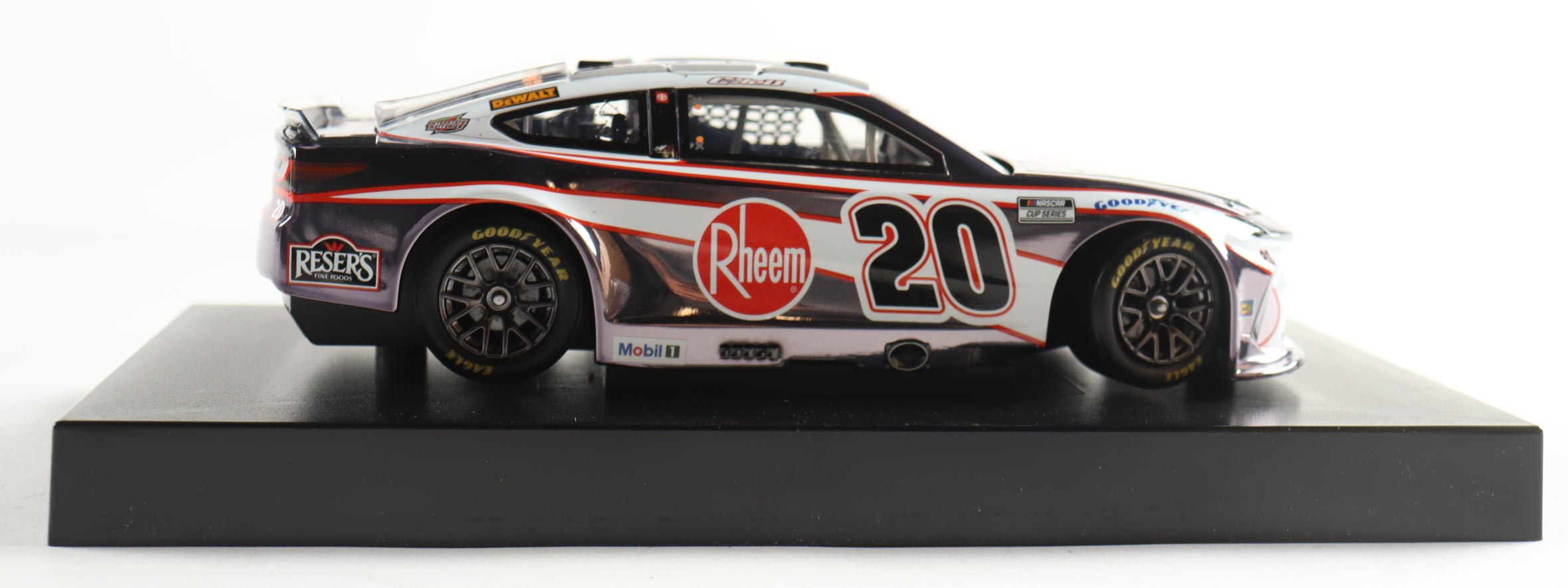 Christopher Bell Signed 2025 #20 Rheem Camry Color Chrome | 1:24 Diecast Car (Bell COA) at PristineAuction.com Christopher Bell Signed 2025 #20 Rheem Camry Color Chrome | 1:24 Diecast Car (Bell COA) at PristineAuction.com