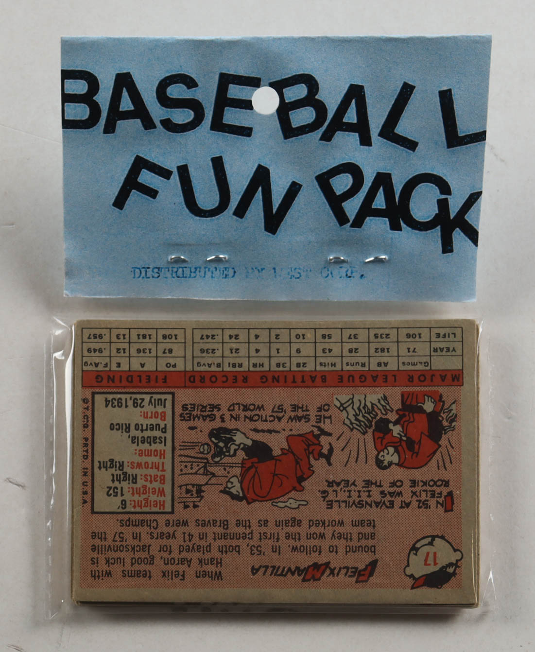 1958 Topps Baseball Card Fun Pack with (10) Cards at PristineAuction.com 1958 Topps Baseball Card Fun Pack with (10) Cards at PristineAuction.com