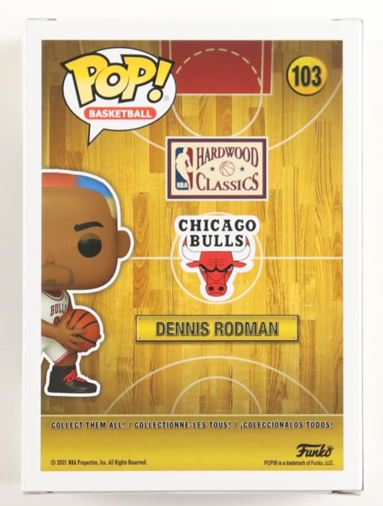 Dennis Rodman Signed Bulls #103 Funko Pop! Vinyl Figure (Beckett) at PristineAuction.com Dennis Rodman Signed Bulls #103 Funko Pop! Vinyl Figure (Beckett) at PristineAuction.com