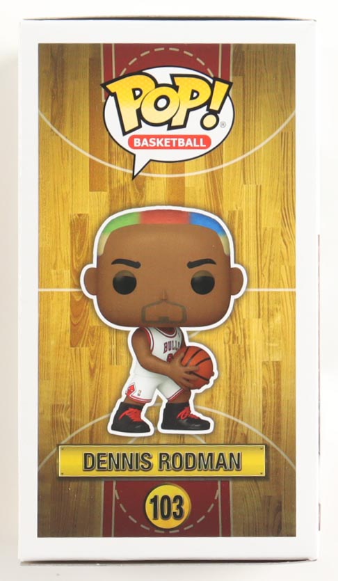 Dennis Rodman Signed Bulls #103 Funko Pop! Vinyl Figure (Beckett) at PristineAuction.com Dennis Rodman Signed Bulls #103 Funko Pop! Vinyl Figure (Beckett) at PristineAuction.com