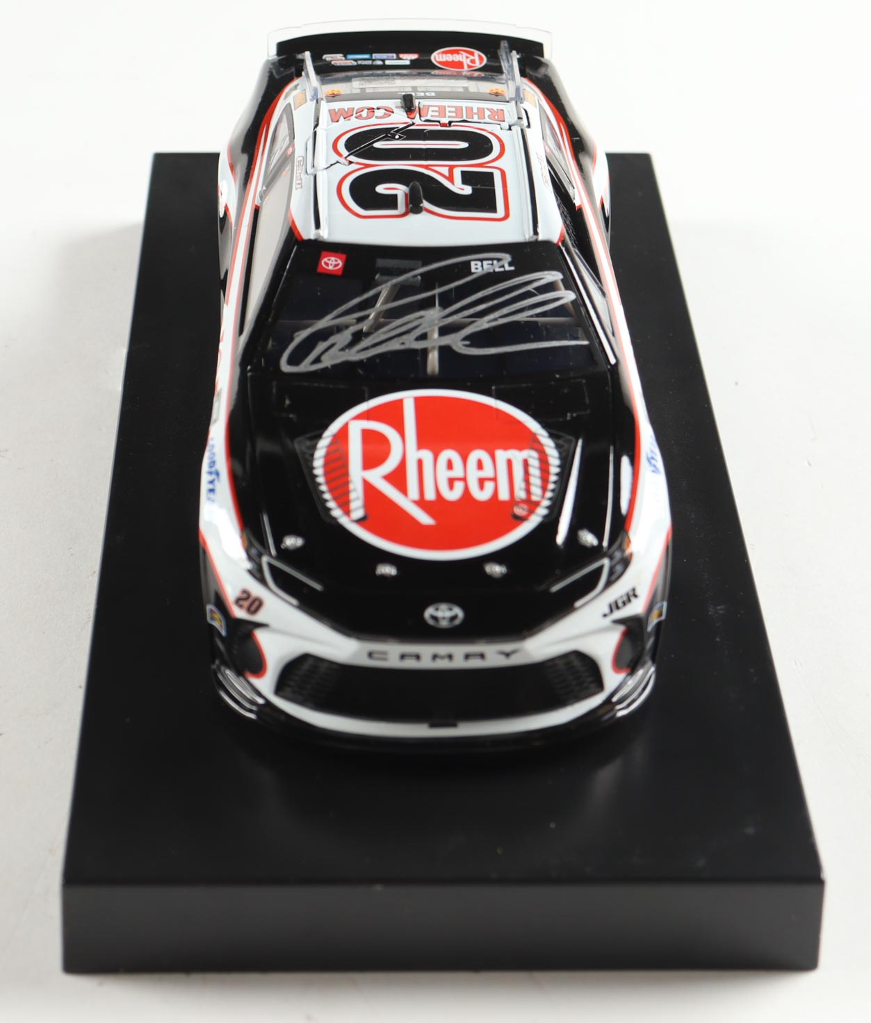 Christopher Bell Signed 2025 #20 Rheem Camry | 1:24 Diecast Car (Bell COA) at PristineAuction.com Christopher Bell Signed 2025 #20 Rheem Camry | 1:24 Diecast Car (Bell COA) at PristineAuction.com