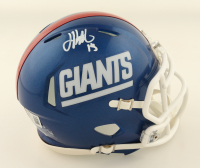 Jalin Hyatt Signed Giants Speed Mini Helmet (Beckett) at PristineAuction.com