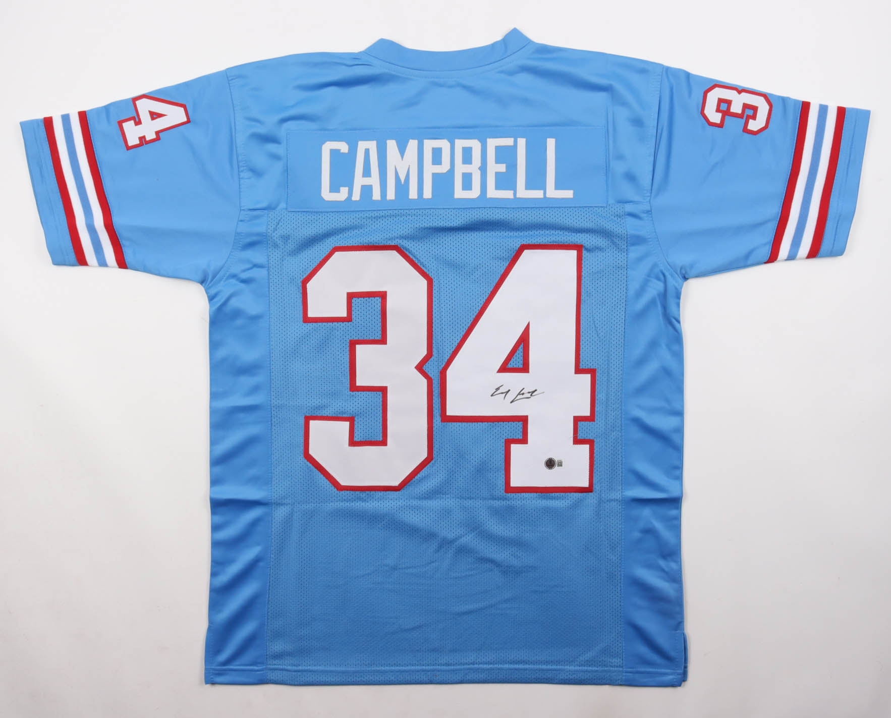 Earl Campbell Signed Jersey (Beckett) at PristineAuction.com Earl Campbell Signed Jersey (Beckett) at PristineAuction.com