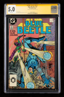 Matt Lanter Signed 1987 "Blue Beetle" #17 DC Comic Book (CGC 5.0) at PristineAuction.com