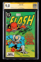 Grant Gustin Signed 1984 "The Flash" #338 DC Comic Book (CGC 9.0) at PristineAuction.com