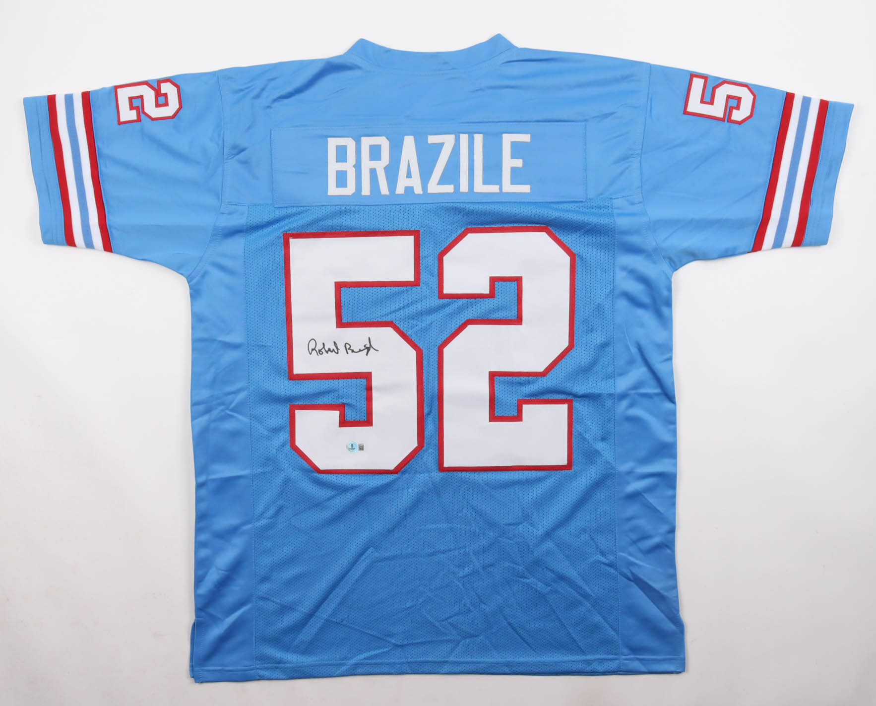 Robert Brazile Signed Jersey (Beckett) at PristineAuction.com Robert Brazile Signed Jersey (Beckett) at PristineAuction.com